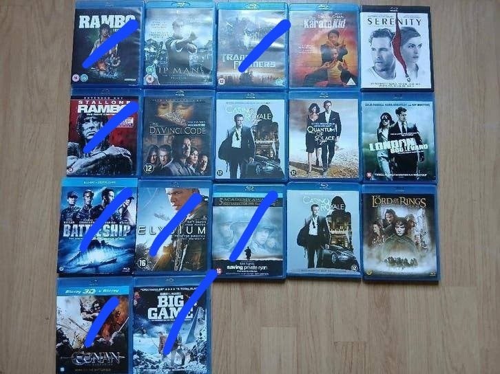 Blu ray 1€ stuk, Cd's en Dvd's, Ophalen, Nederlands, Nederlands, Zo goed als nieuw
