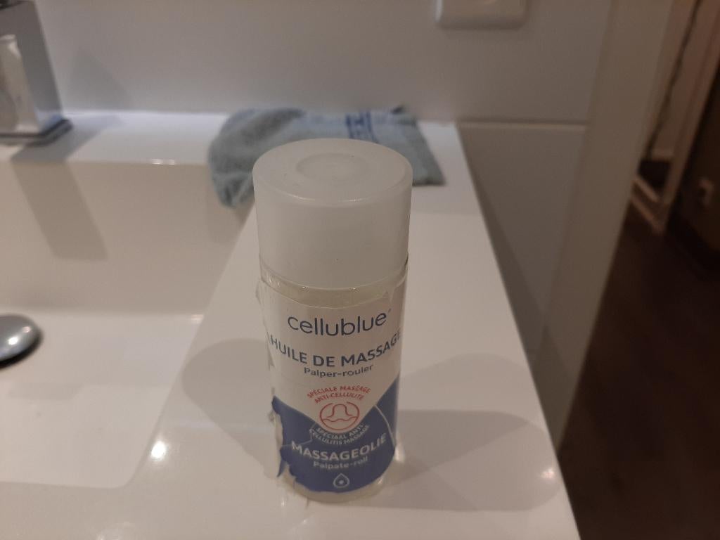 Massageolie Cellublue  anti-cellulitis massage Palpate roll, Ophalen of Verzenden