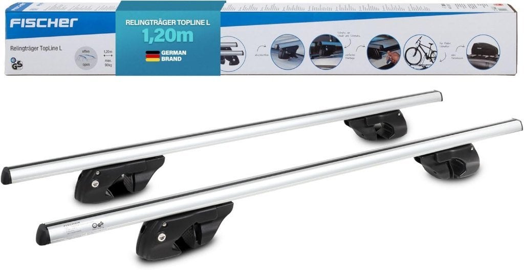 Nieuwe Fischer TopLine L-dakdragers — nooit gebruikt, Auto diversen, Bagagerekken, Ophalen