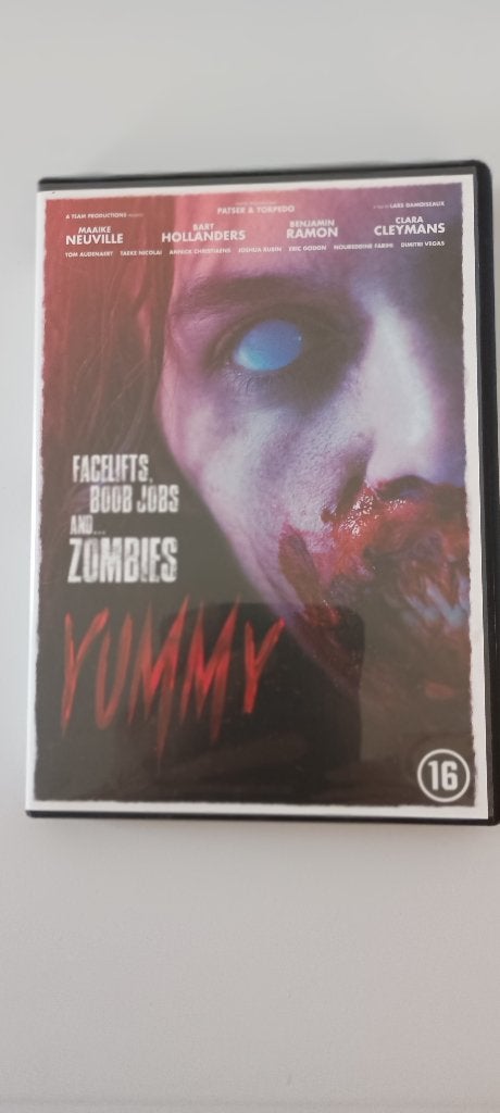 Dvd Vlaamse horror Yummy 2020, Vanaf 16 jaar, Ophalen of Verzenden, Zo goed als nieuw, Horror-komedie