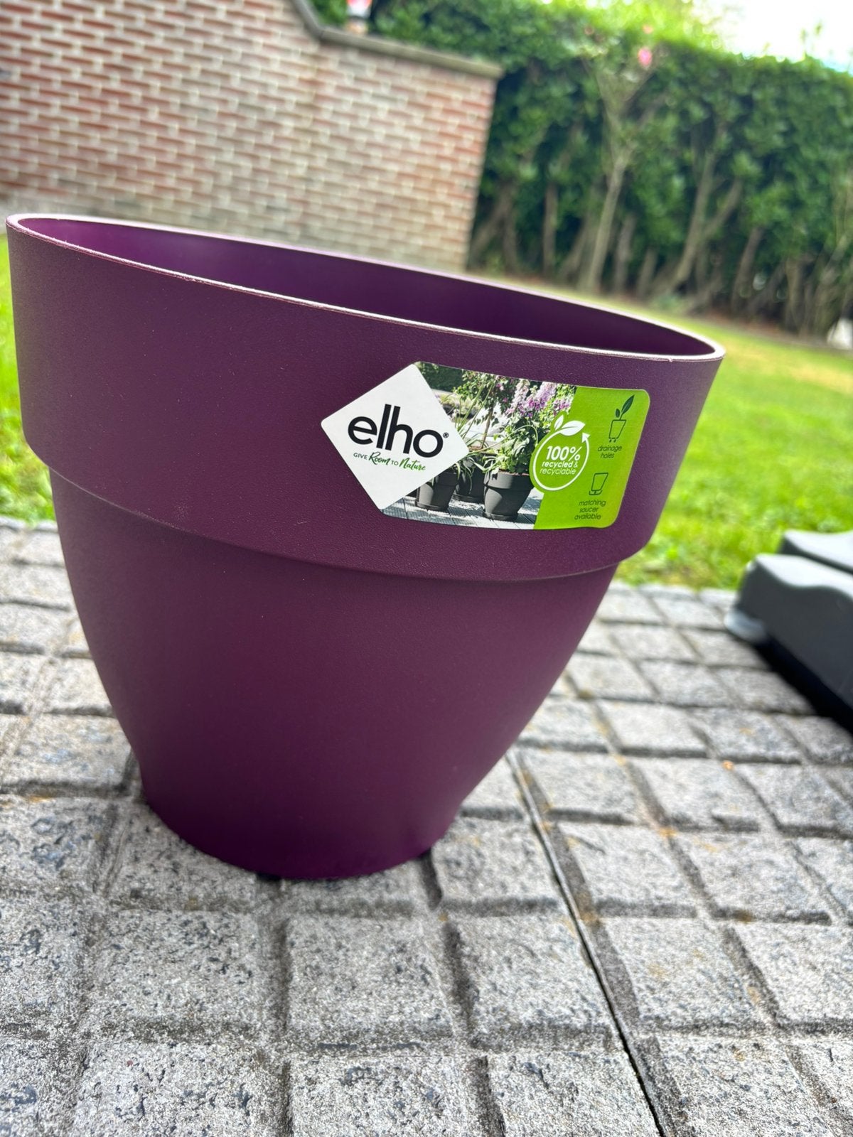 Elho Bloempot, Ophalen, Kunststof, Minder dan 30 cm, Rond