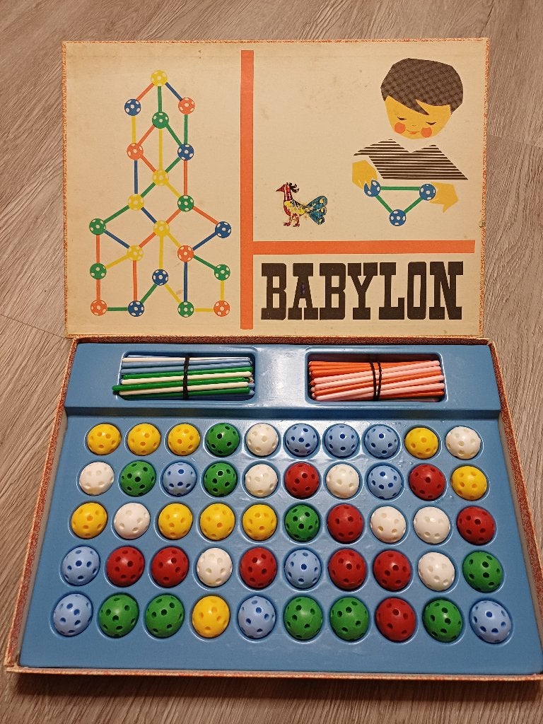 Vintage Babylon Bouwset – Jaren '60/'70 Retro Speelgoed, Ophalen