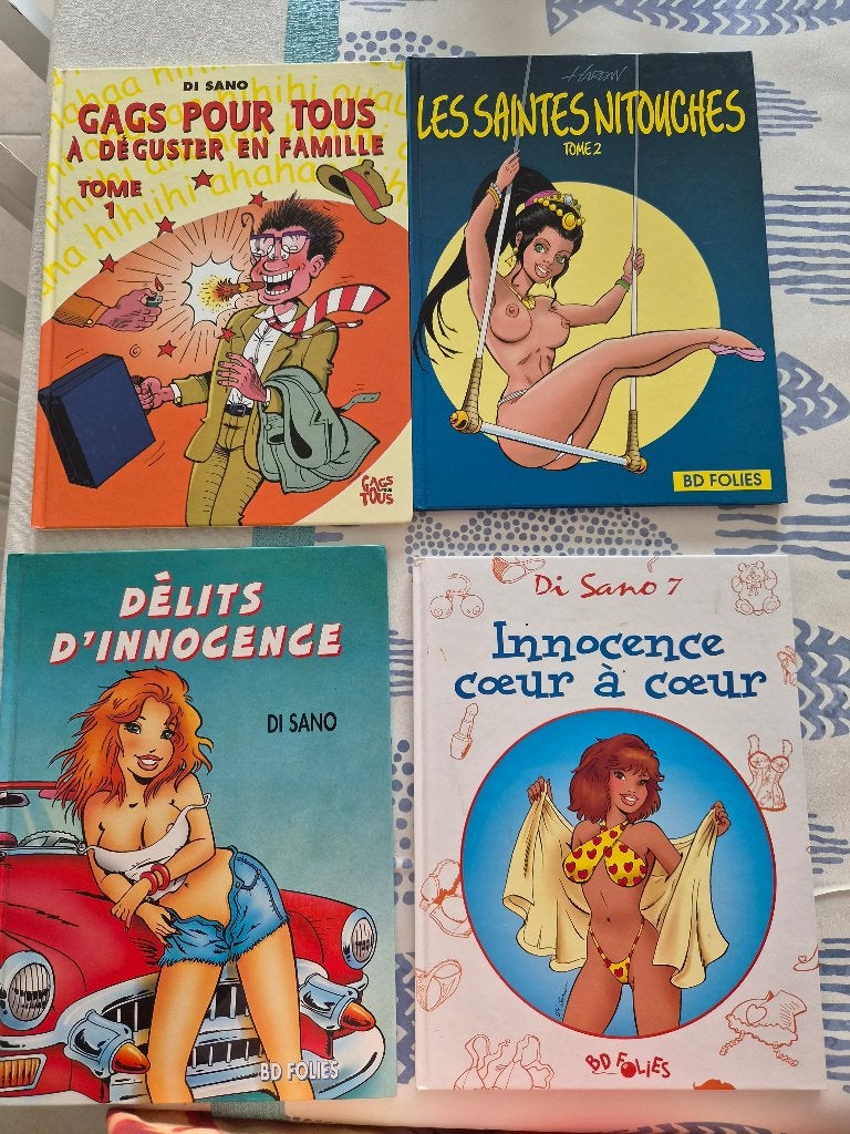 Lot 4 BD pour adultes, Plusieurs BD, WALTHERY / DI SANO, Comme neuf, Enlèvement