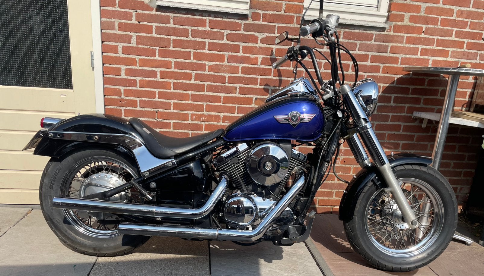 Kawasaki Vulcan Chopper - Klassieke stijl, krachtig geluid, Motoren, 2 cilinders, Sportuitlaat, Chopper, Gebruikt