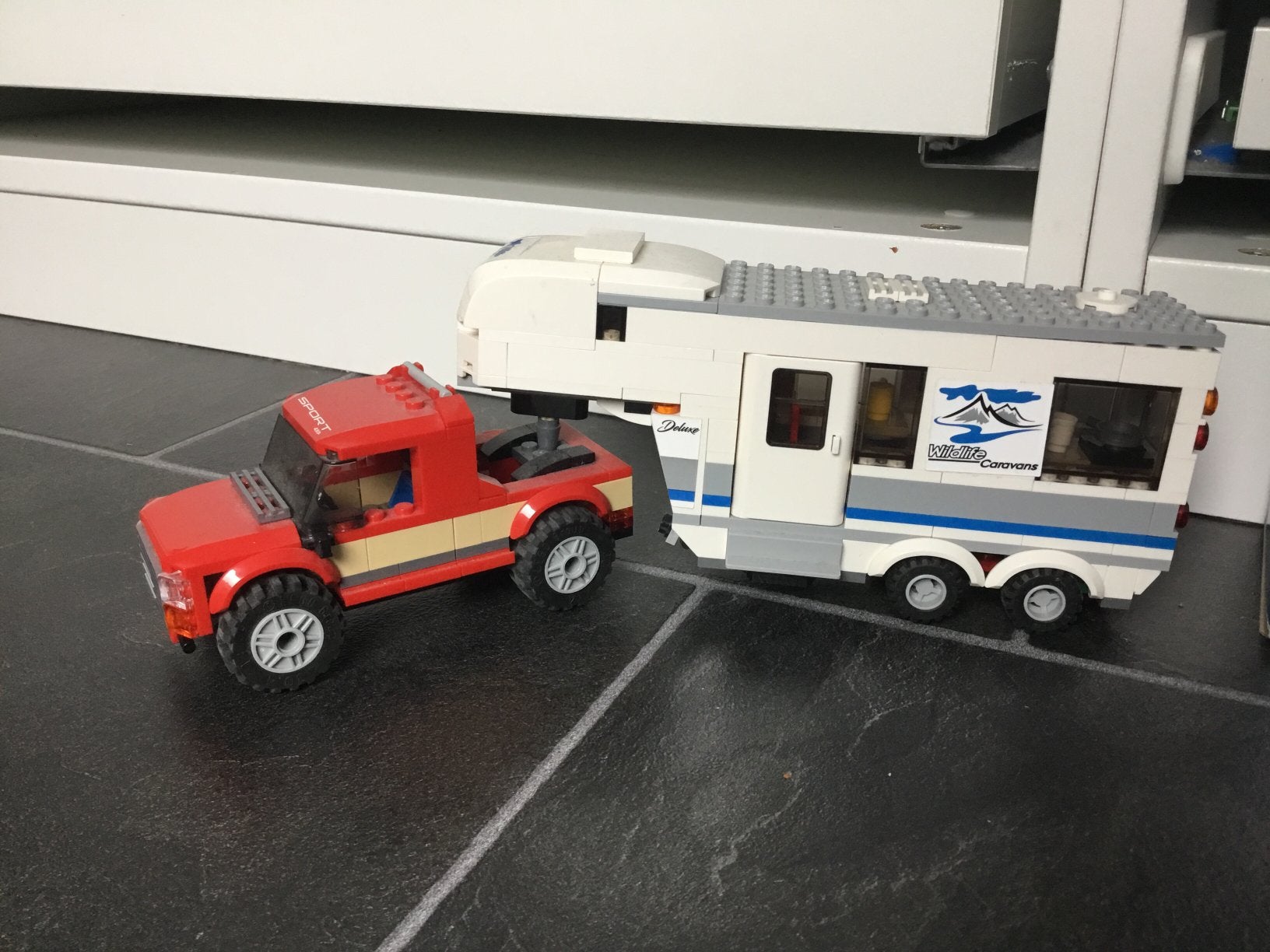LEGO CITY caravan, Ophalen, Lego, Inclusief instructies, Complete set