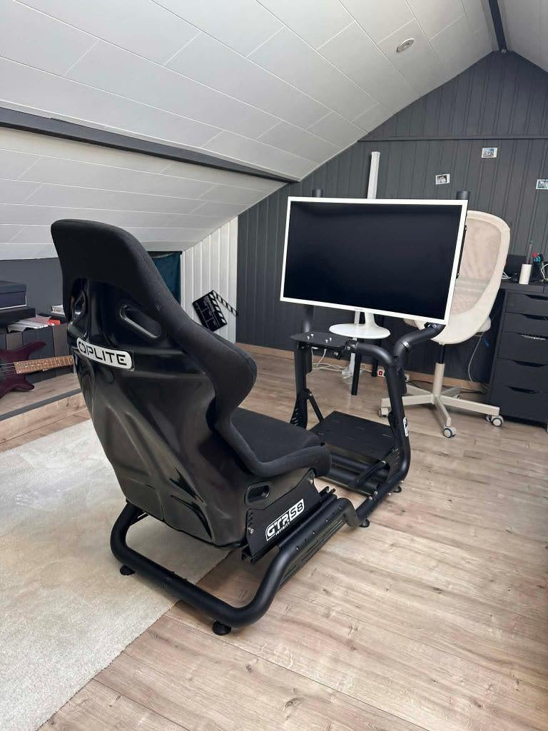️ Cockpit Simracing OPLITE GTR S8 Infinity, Games en Spelcomputers, Spelcomputers | Sony Consoles | Accessoires, Zo goed als nieuw