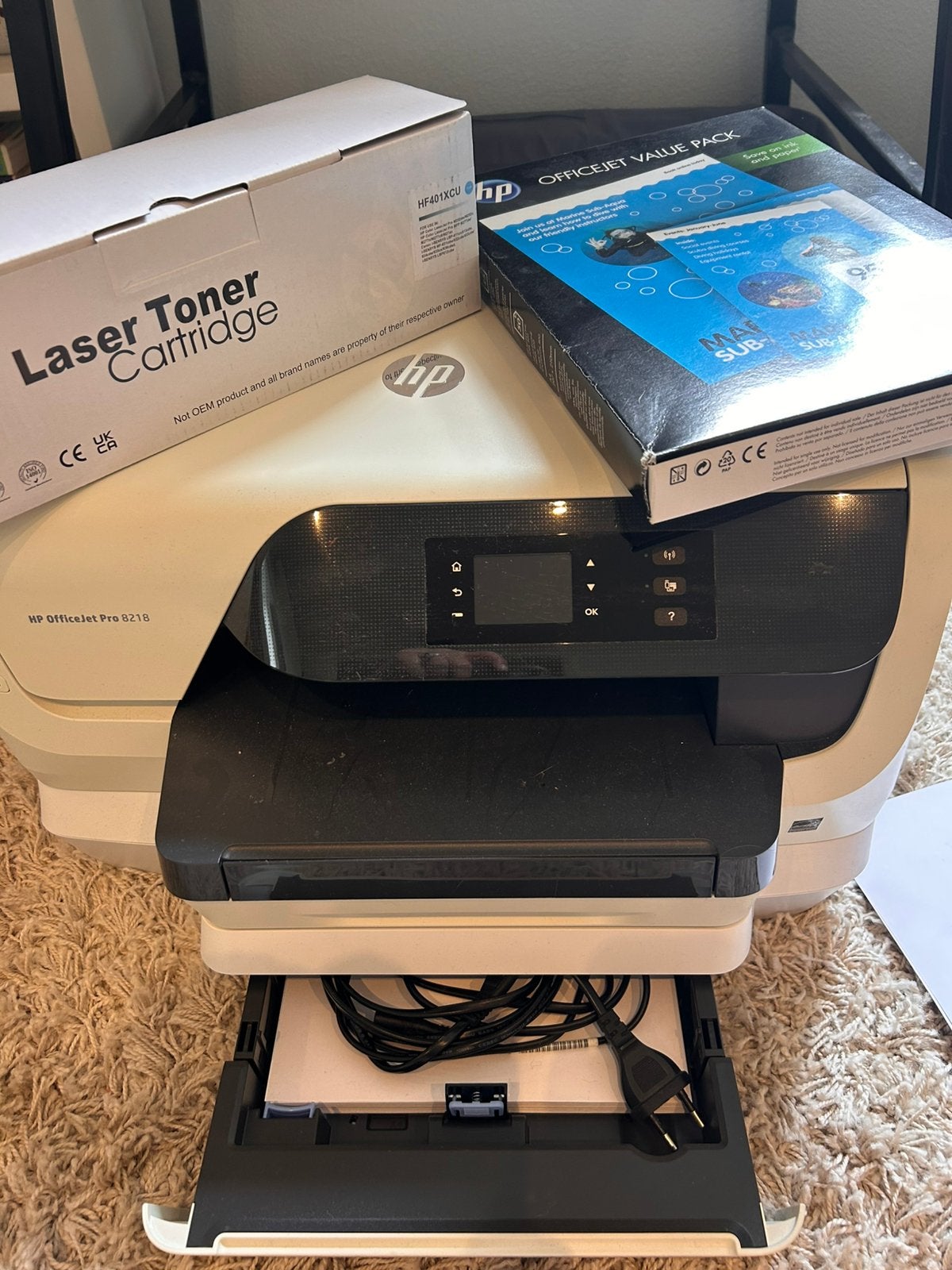 Imprimante HP OfficeJet Pro 8218 en bon état, Enlèvement, Comme neuf, Imprimante, Impression couleur