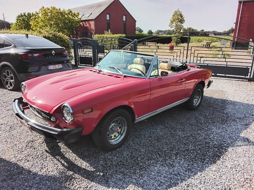 Fiat 124 spider, Rouge, Achat, Cabriolet, Boîte manuelle