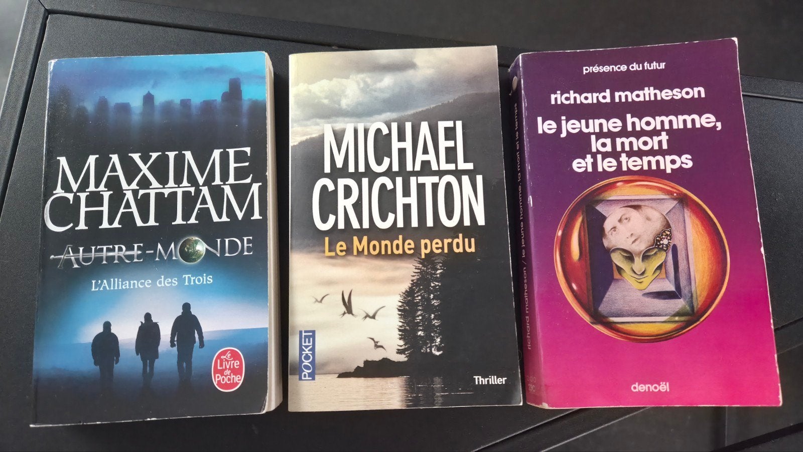 3 livres de poche science fiction, Boeken, Ophalen of Verzenden, Gelezen, Michael crichton