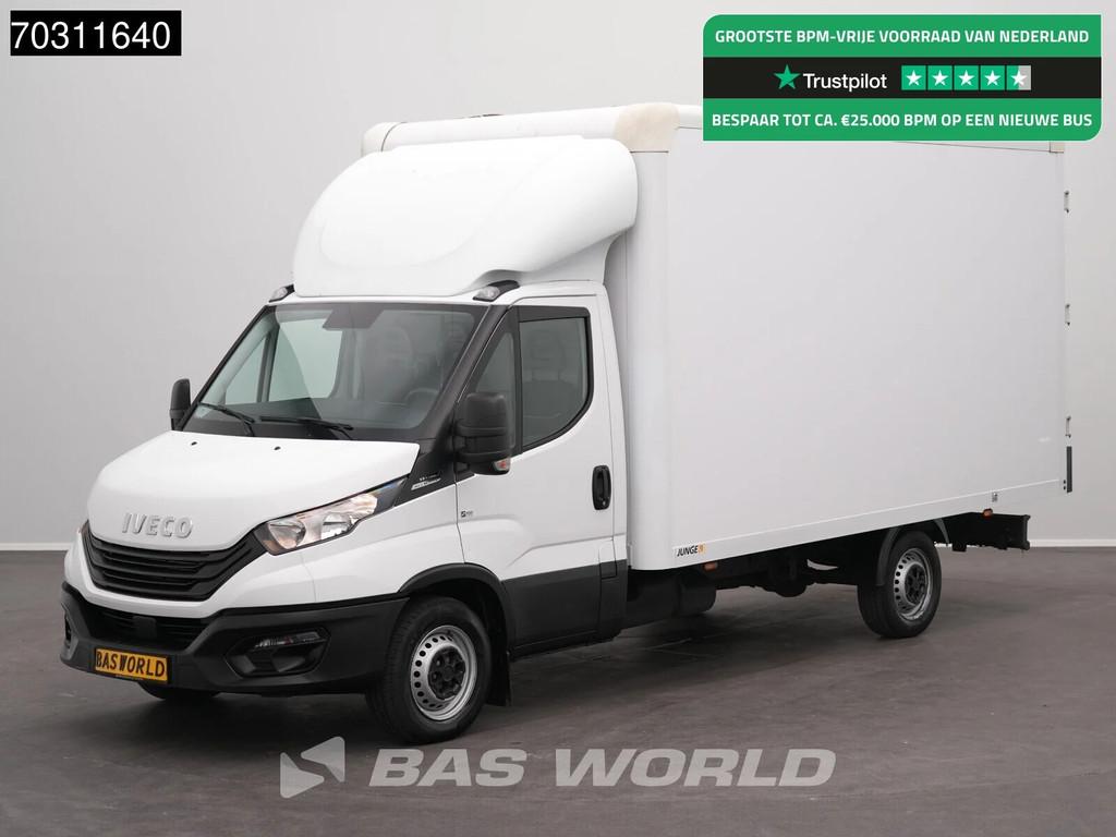 Iveco Daily 35S16 Automaat 160PK Bakwagen Achterdeuren Airco, Auto's, Bestelwagens en Lichte vracht, Automaat, Stof, Gebruikt