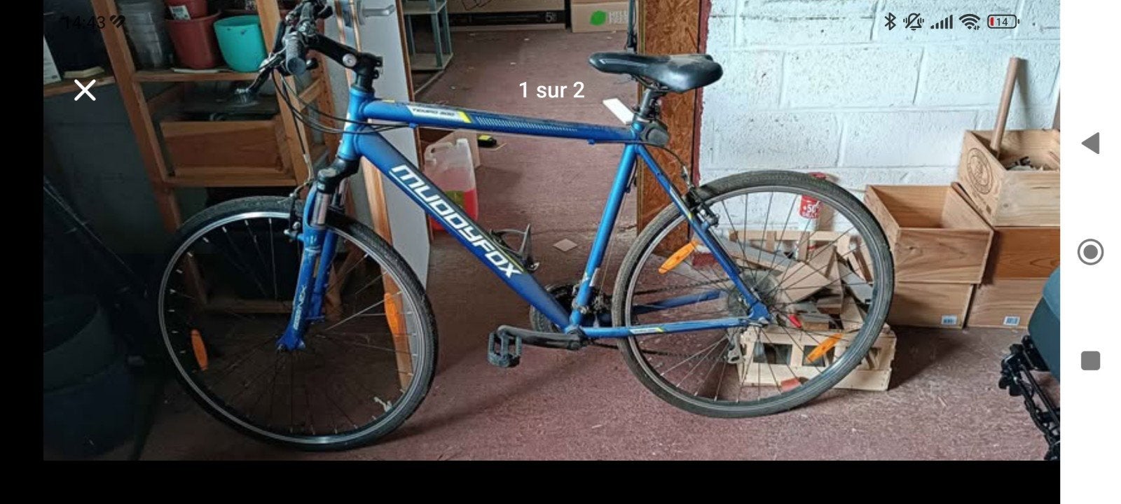 Vélo muddyfox tempo 300 taille L, Vélos & Vélomoteurs