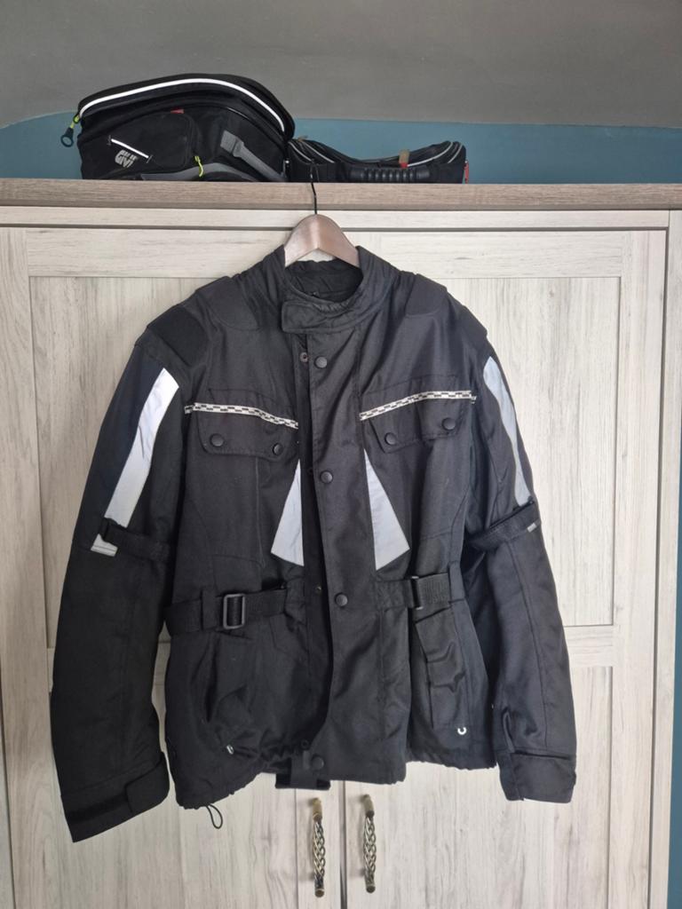 Motorjas / doorwaai jas, Motoren, Ophalen, Tweedehands, Dames, Jas | textiel