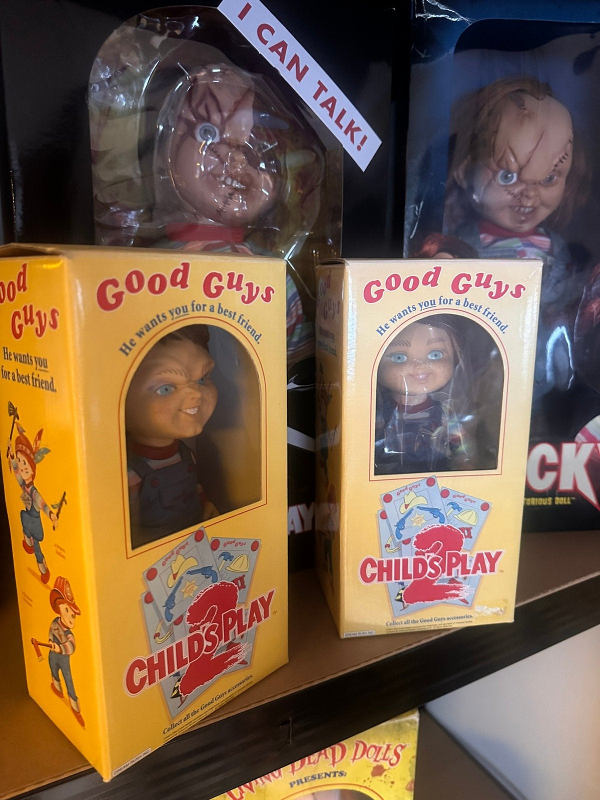 DREAM RUSCH Chucky 2 stuks, Collections, Enlèvement ou Envoi, Comme neuf