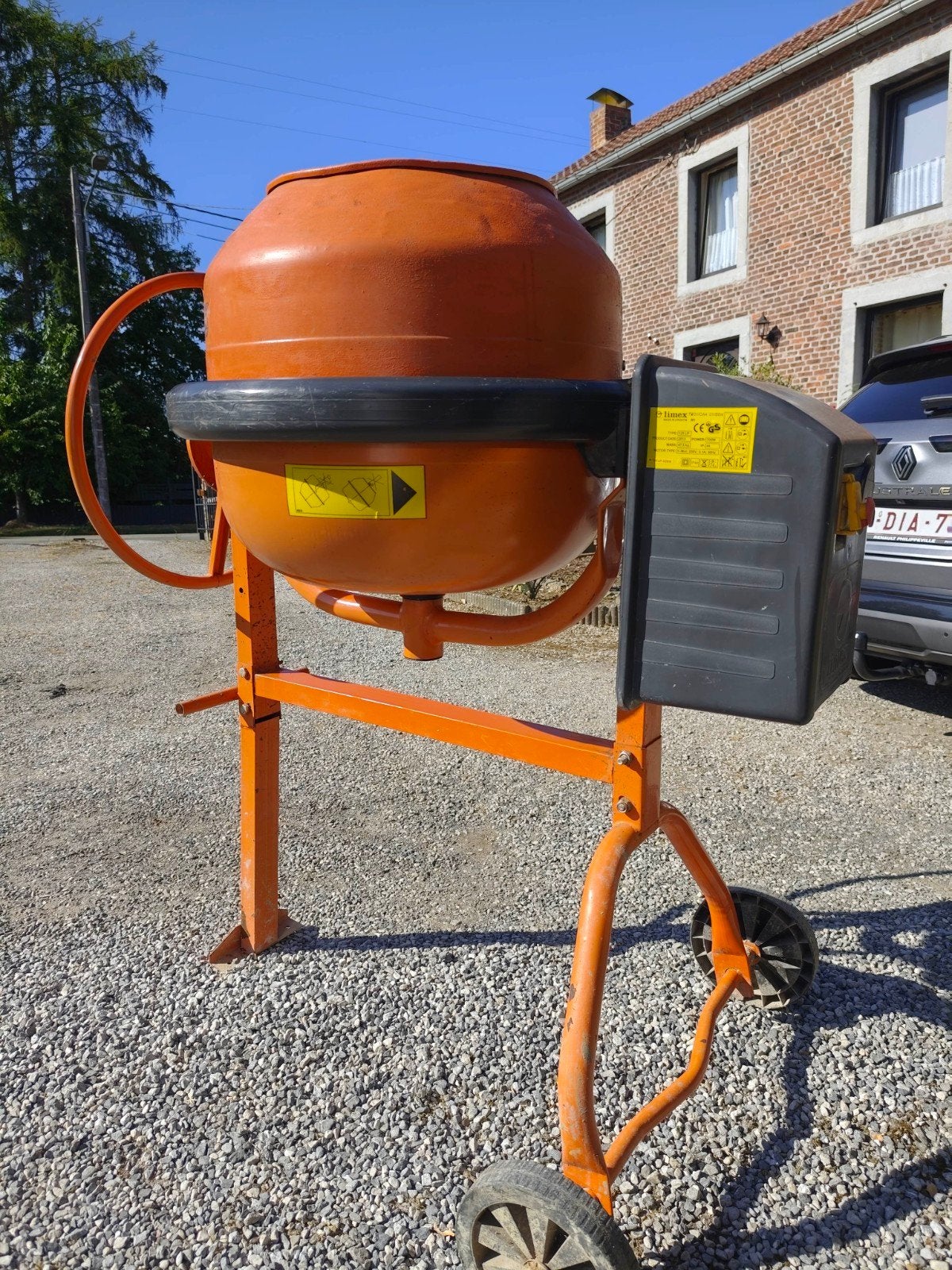 Bétonnière limex 125 LP impeccable, Bricolage & Construction, Enlèvement, Utilisé