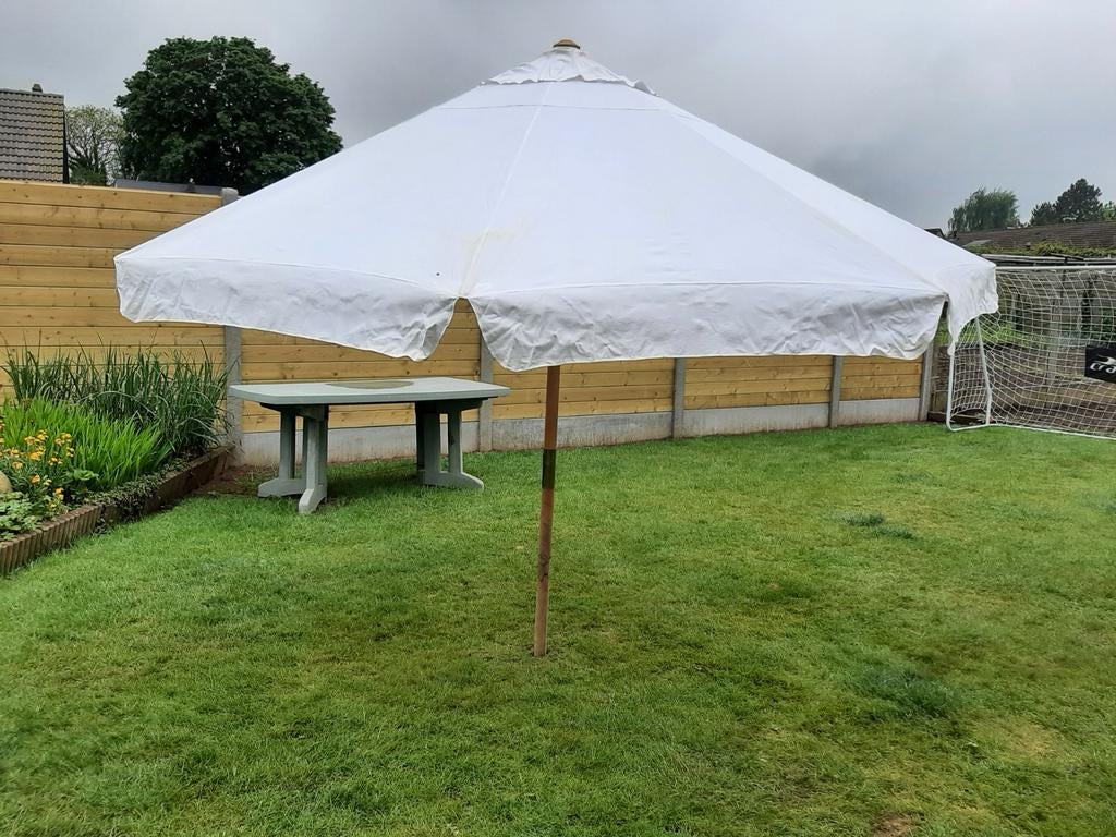 Grote stevige parasol, Tuin en Terras, Ophalen
