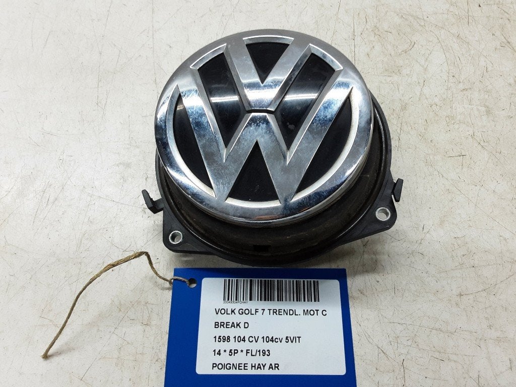 POIGNEE COFFRE / HAYON ARRIERE Golf VII Variant (AUVV), Utilisé, Volkswagen