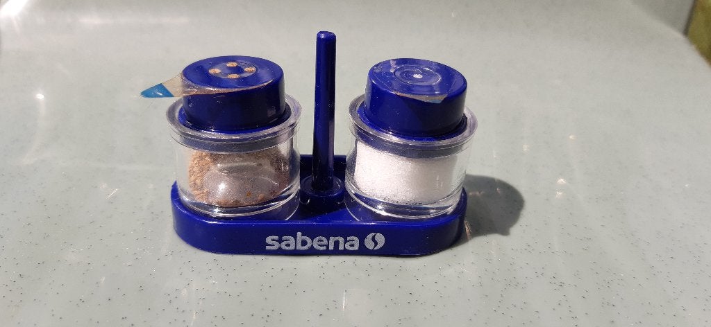 Sabena mini peper-en-zoutstel 5,5cm - peper & zout in houder, Ophalen of Verzenden, Nieuw, Overige typen