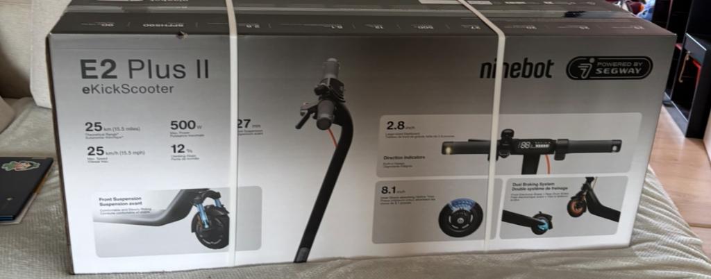 Segway Ninebot E2 Plus II – très bon état, Enlèvement, Comme neuf, Step électrique (E-scooter), Ninebot