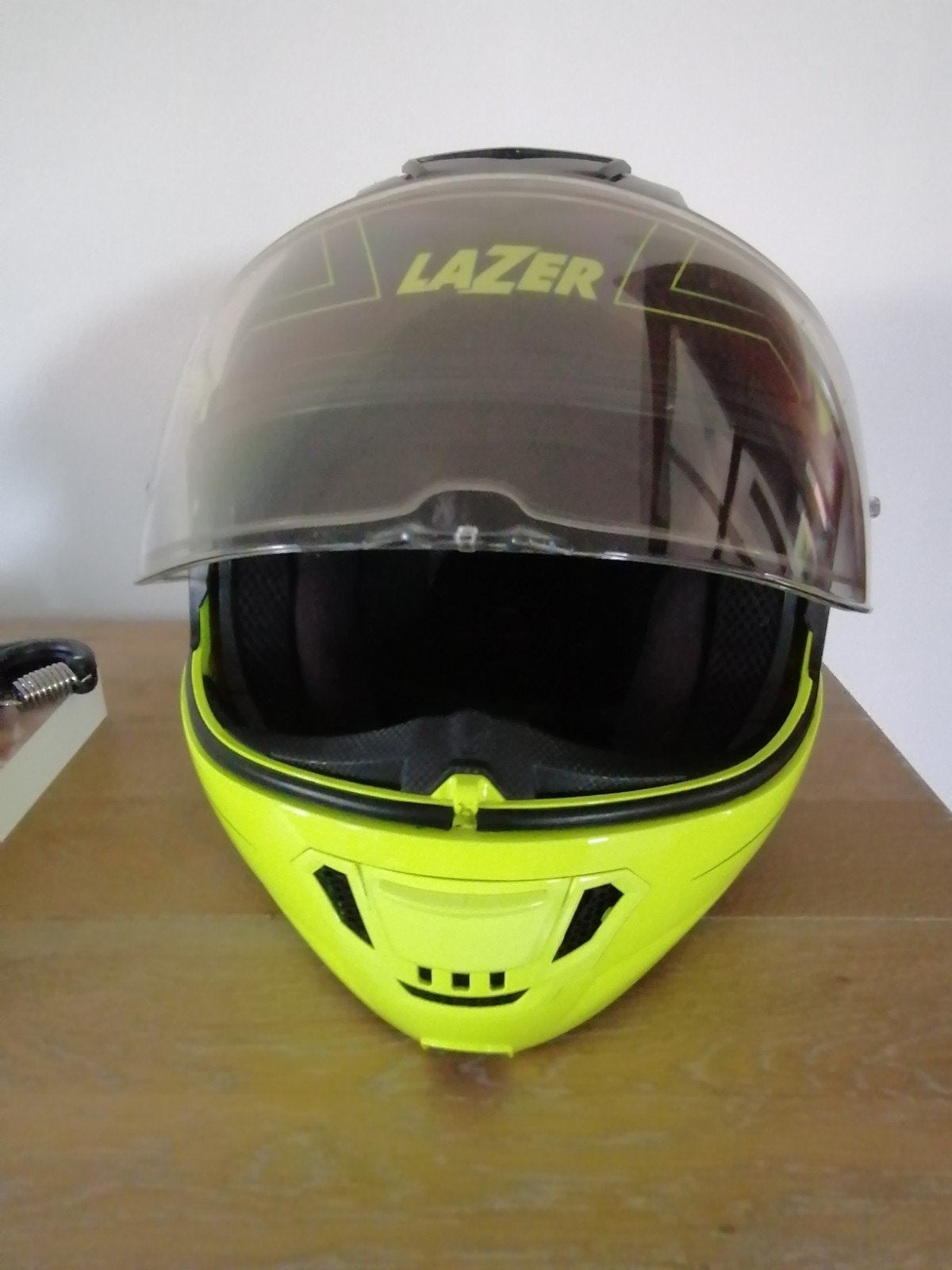 casque moto modulable lazer Monaco carbone visière photochro, Ophalen of Verzenden