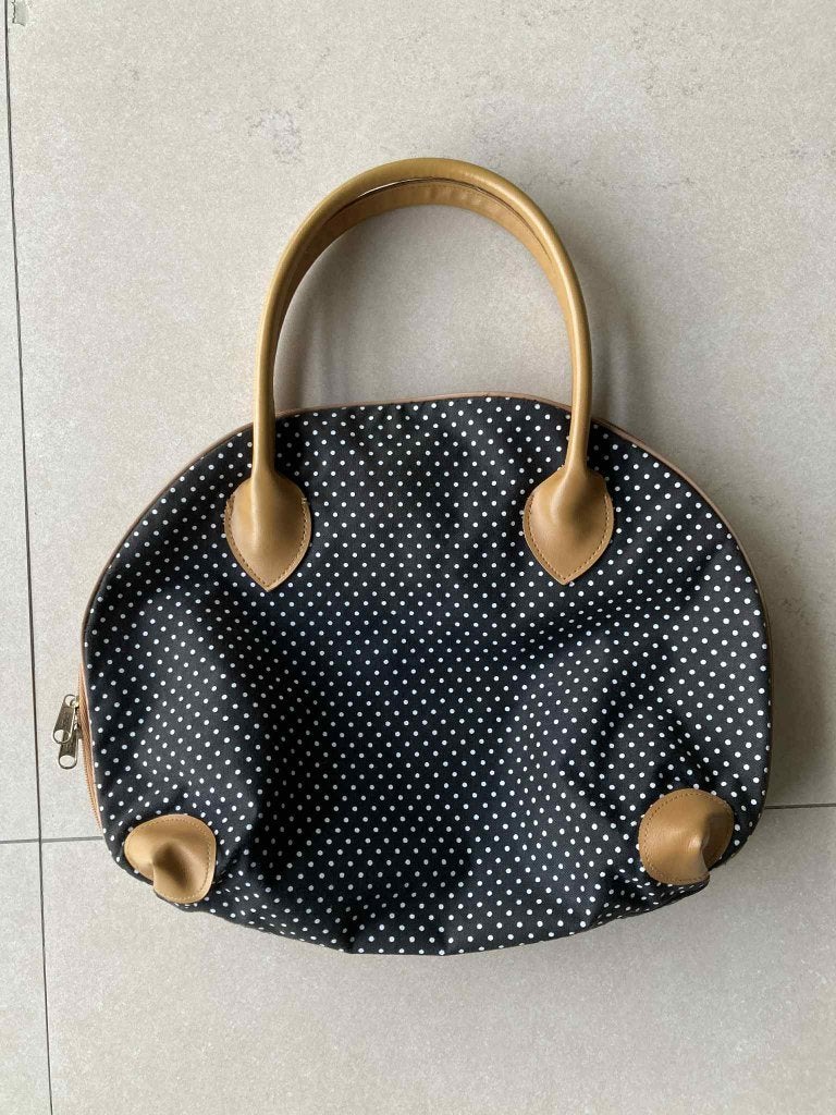 retro tasje (vintage), Handtassen en Accessoires, Ophalen of Verzenden, Gebruikt, Zwart, Handtas