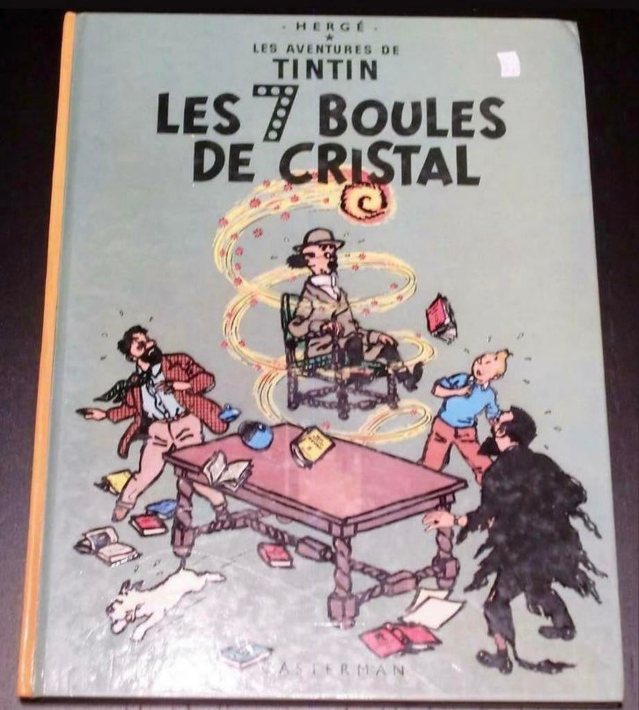 BD LES 7 BOULES DE CRISTAL TINTIN, Enlèvement