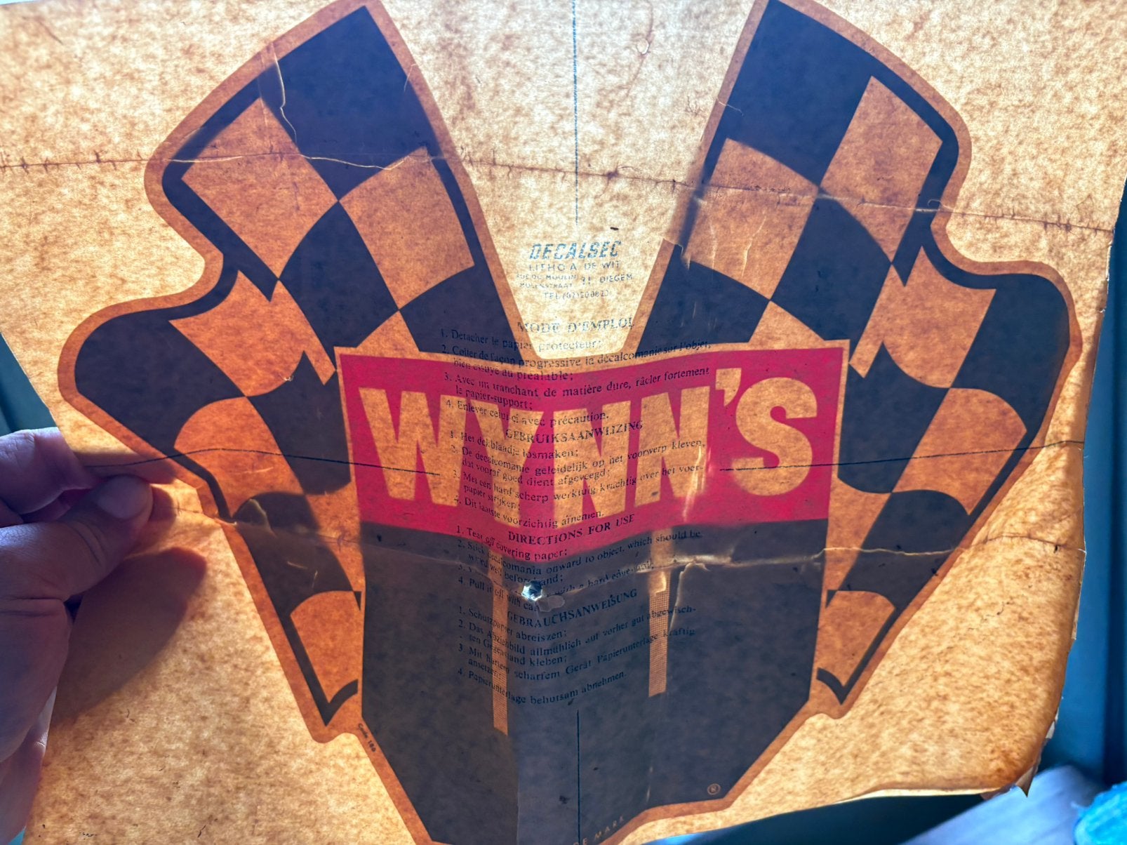 WYNN’S OLDTIMER RALLYE stickers vintage rare Gti Vw Peugeot, Enlèvement ou Envoi, Comme neuf
