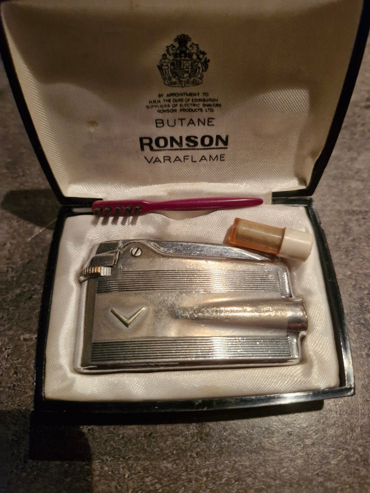 Briquet RONSON VARAFLAME, Collections, Enlèvement ou Envoi, Utilisé, Briquet
