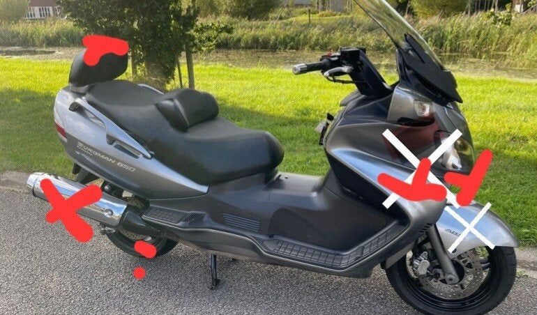 Suzuki Burgman 650 2010, Motos, Enlèvement, Utilisé