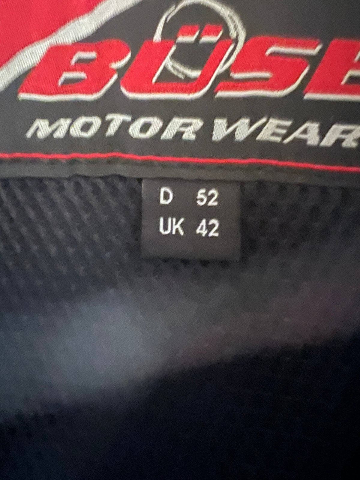 Moto pak 2 delig met rits Büse, Ophalen, Nieuw zonder kaartje, L, Overige merken