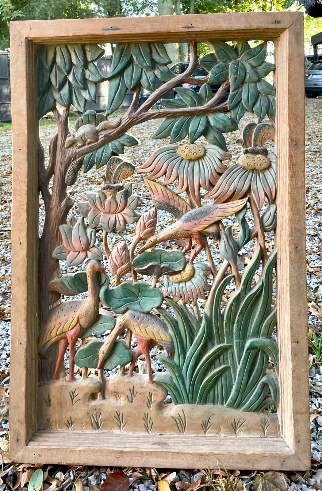 Tabkeaux en boissculpte Thay.// cash enlevement, Huis en Inrichting, Woonaccessoires | Wanddecoraties, Ophalen, Zo goed als nieuw