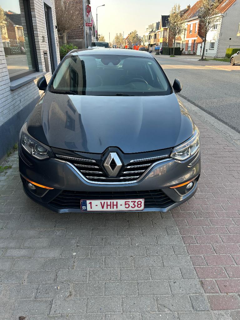 Renault Megane, Auto's, Voorwielaandrijving, Blauw, Leder en Stof, Handgeschakeld