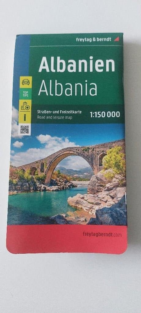 wegenkaart Albanië, Overige merken, Nieuw, Ophalen of Verzenden, Europa