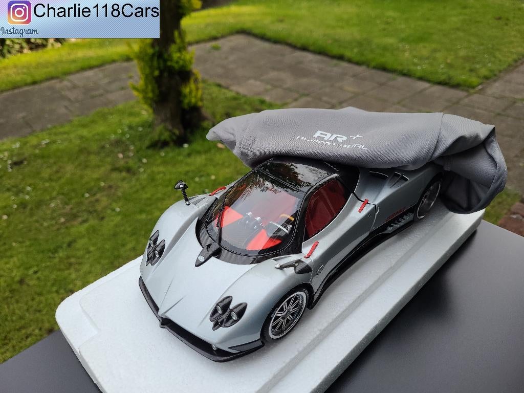 Almost Real 1/18 Pagani Zonda F – Grigio Mercurio, Enlèvement ou Envoi, Neuf