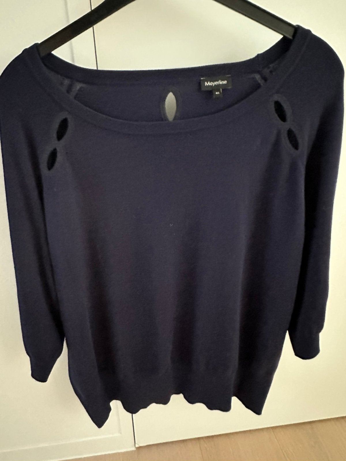 Pull Mayerline, Kleding | Dames, Ophalen of Verzenden, Zo goed als nieuw, Maat 46/48 (XL) of groter, Blauw