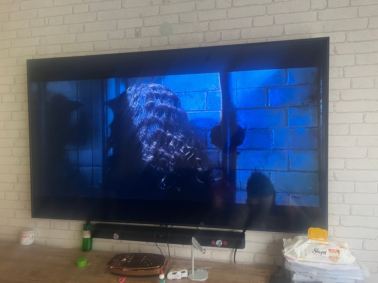 Samsung 75 inch Q Led 4 K smart Tv, Ophalen, QLED, Zo goed als nieuw, Samsung