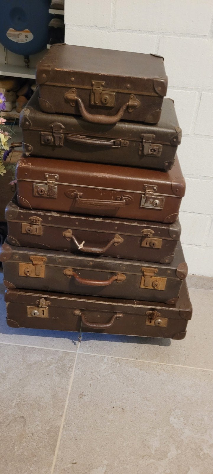 oude valies koffer, Handtassen en Accessoires, Ophalen