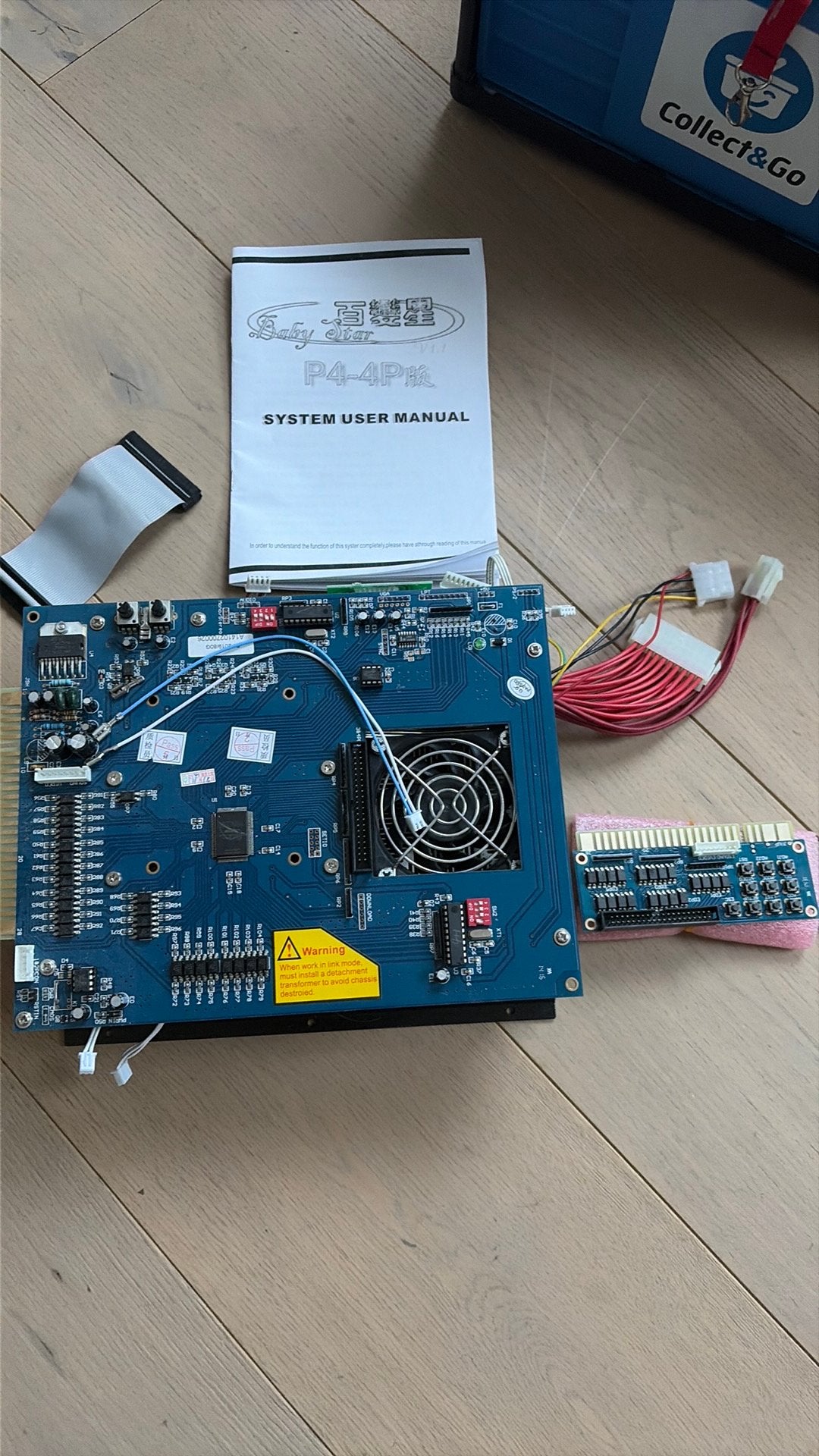 Baby Star P4-4P JAMMA multigame arcade board + manual-defect, Verzamelen, Automaten | Overige, Ophalen, Gebruikt