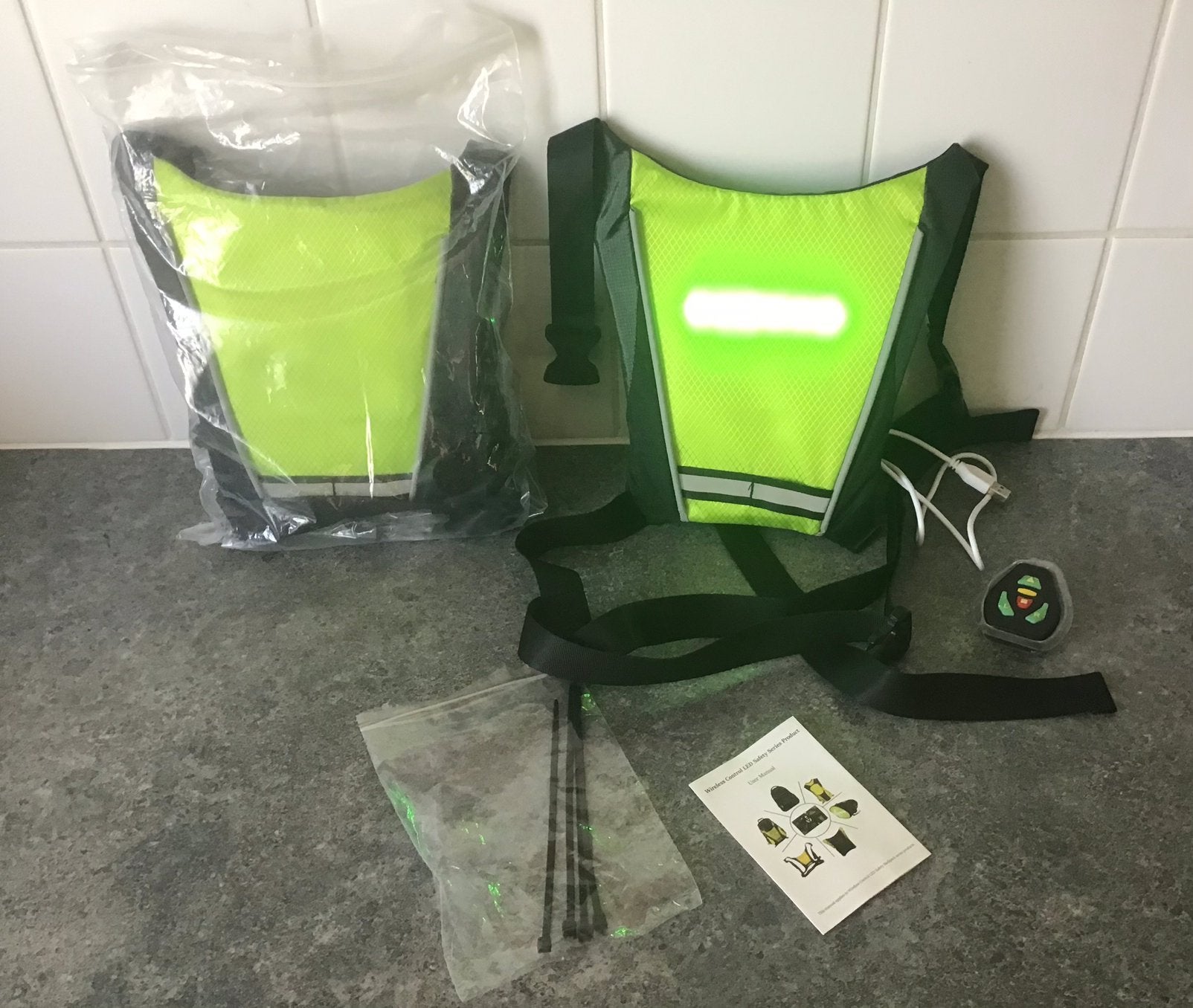 LED-veiligheidsvesten, Ophalen, Nieuw