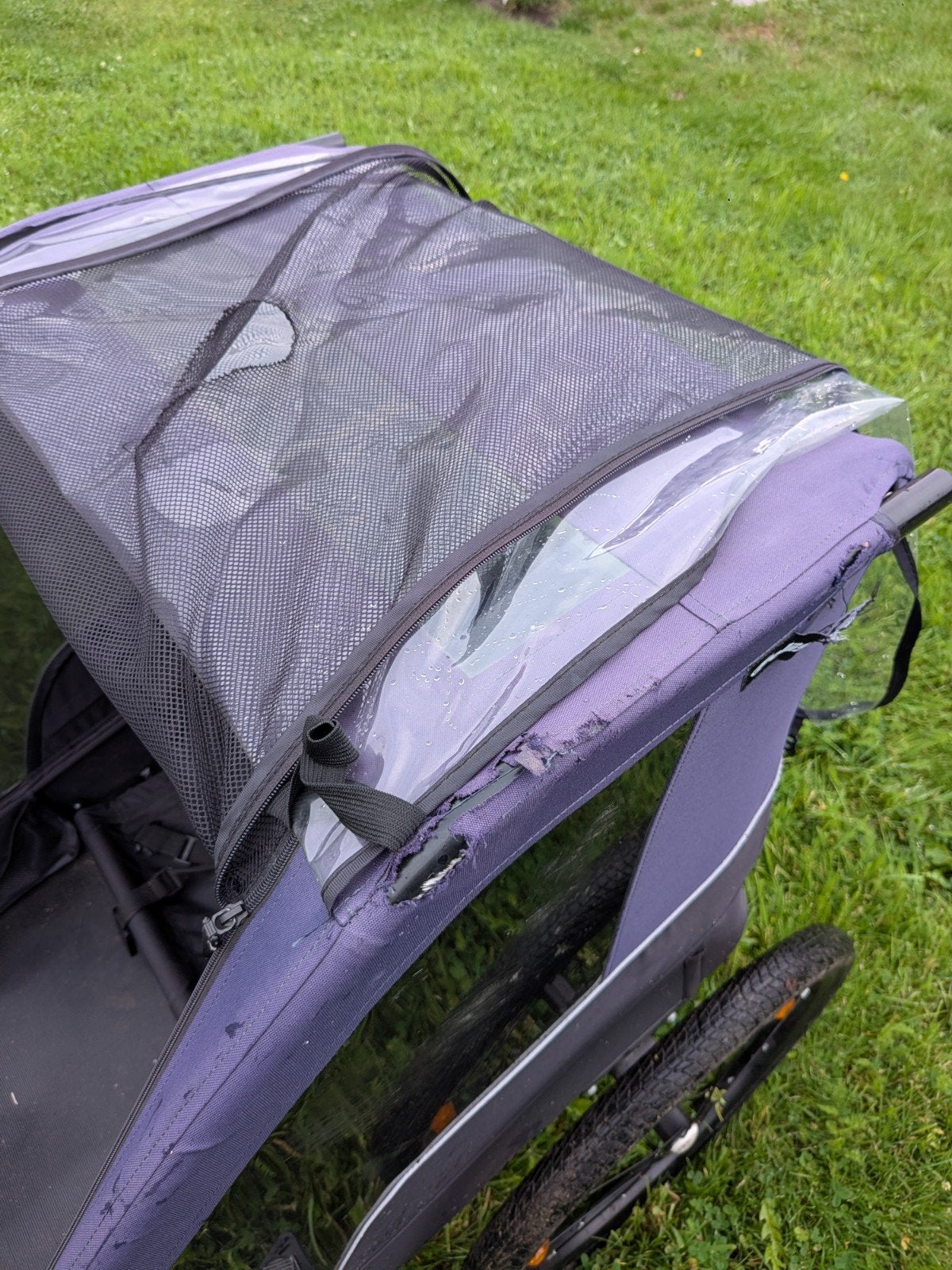 Polisport fiets aanhangwagen 2 zit., Enlèvement