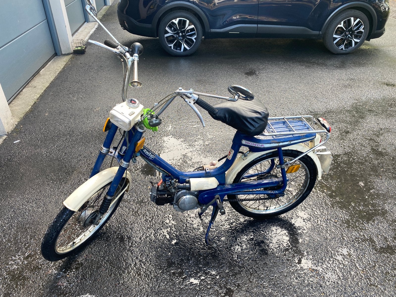 Honda Amigo PF 50 retro brommer B klasse, Fietsen en Brommers, Brommers | Honda, Ophalen, Gebruikt, Overige modellen, Klasse B (45 km/u)