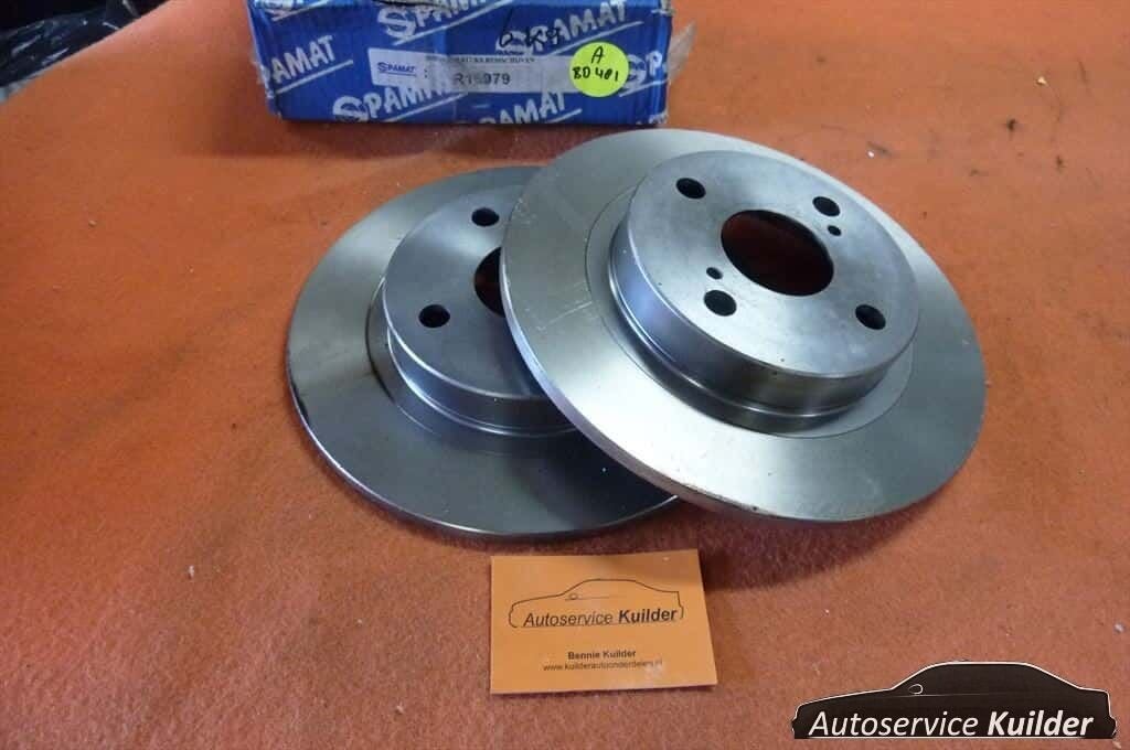 Remschijven achterzijde Toyota corolla e8 1,6gt  e9 1,6gti x, -, -, Nieuw, Ophalen of Verzenden