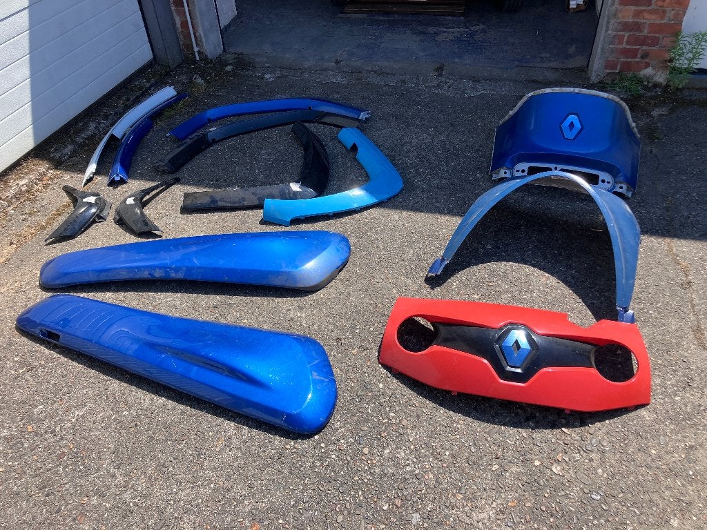 komplete set body panelen renault twizy, Auto-onderdelen, Carrosserie, Renault, Voor, Achter, Links, Rechts, Gebruikt, Ophalen