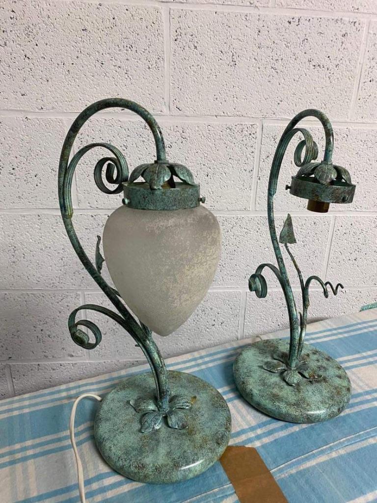 Lot luminaire & lampes de chevet, Maison & Meubles, Lampes | Lustres, Utilisé, Métal, Enlèvement