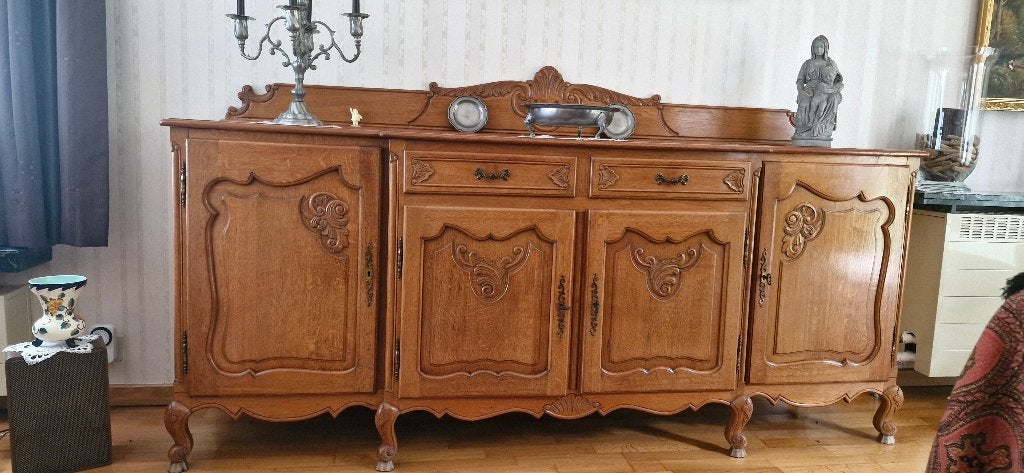 Dressoir, Huis en Inrichting, Kasten | Dressoirs, Ophalen, Gebruikt, 150 tot 200 cm, Eikenhout