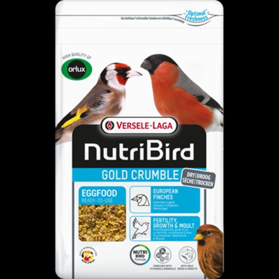 Nutribird Gold Crumble Inlandse Vogels 800 gram ( Orlux Droo, Dieren en Toebehoren, Vogels | Toebehoren, Ophalen
