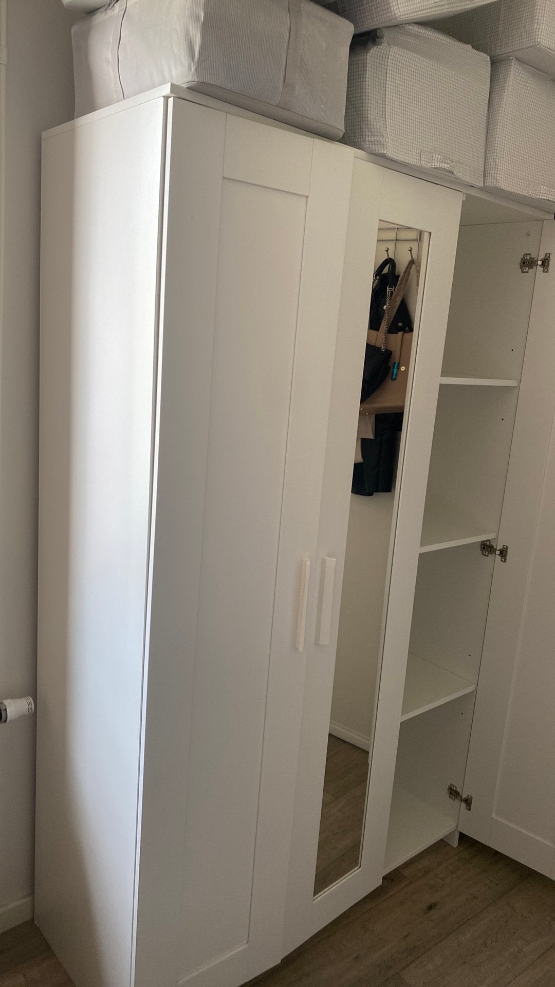 Ikea kledingkast wit, Enlèvement, Utilisé