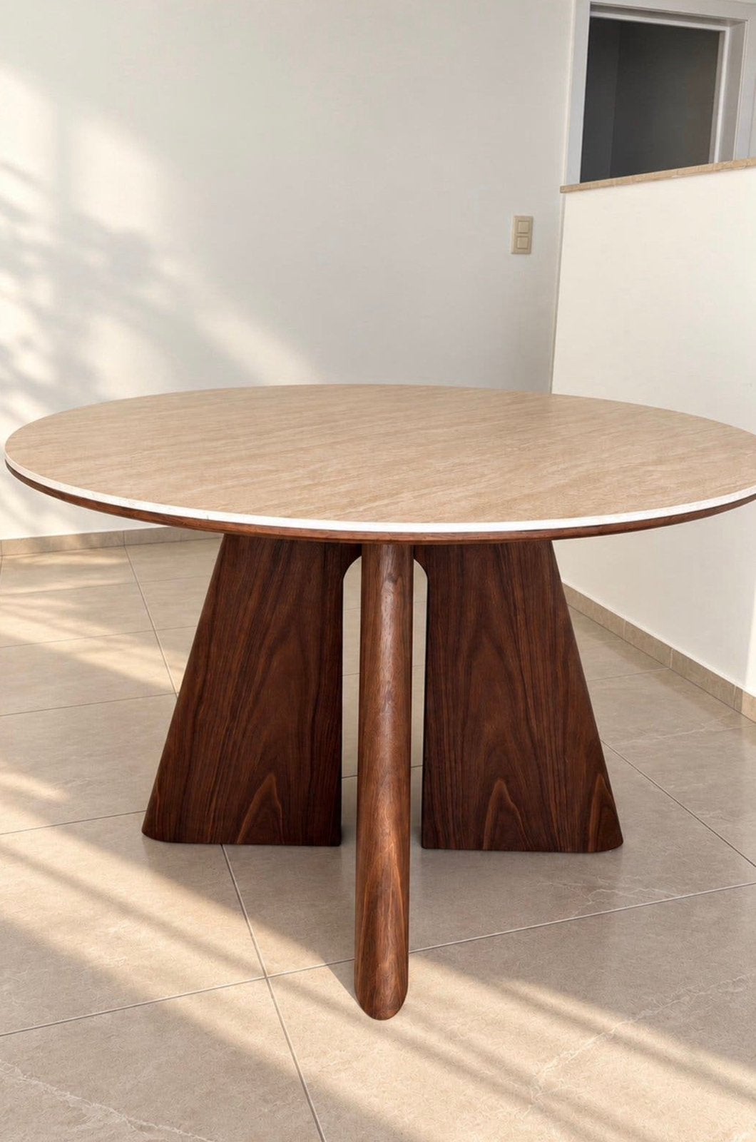 table à manger, Neuf, Quatre personnes, Enlèvement ou Envoi, Rond