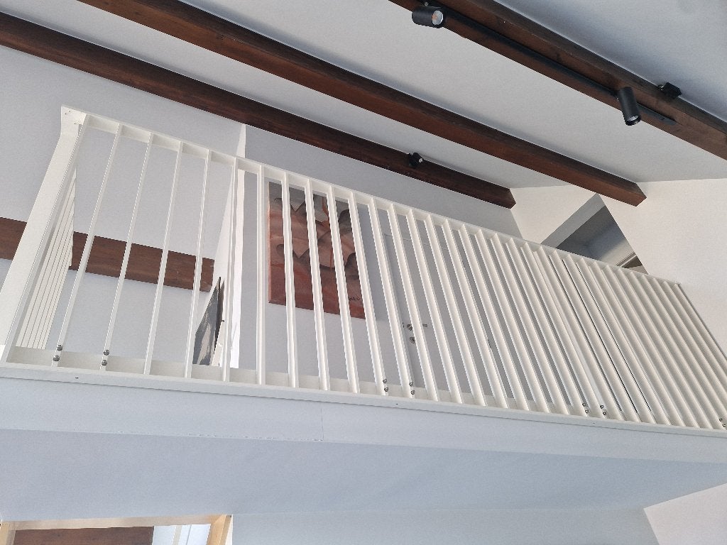 Balustrade wit aluminium voor binnen of buiten, Bricolage & Construction, Enlèvement, Comme neuf