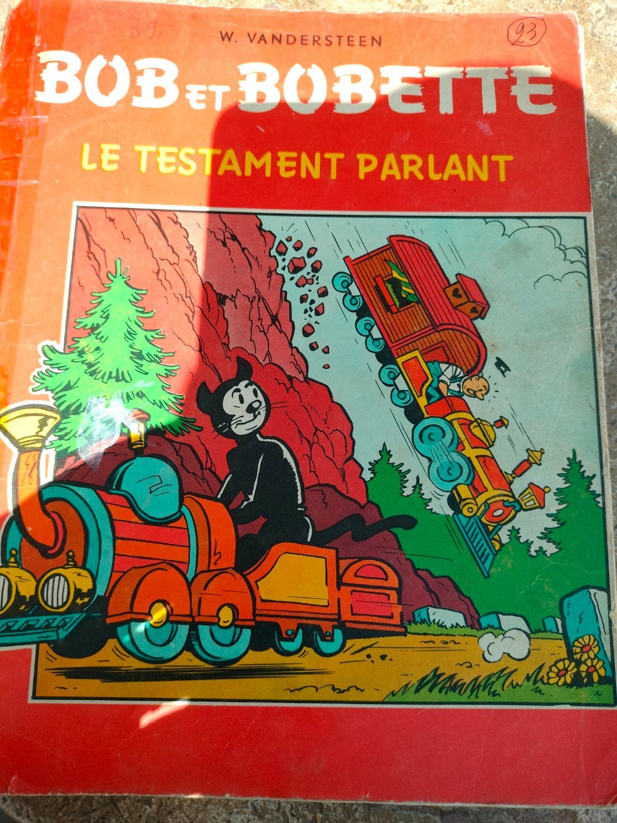 Bob et Bobette Le testament parlant Réédition 1962, Enlèvement ou Envoi, Willy Vandersteen, Une BD, Utilisé