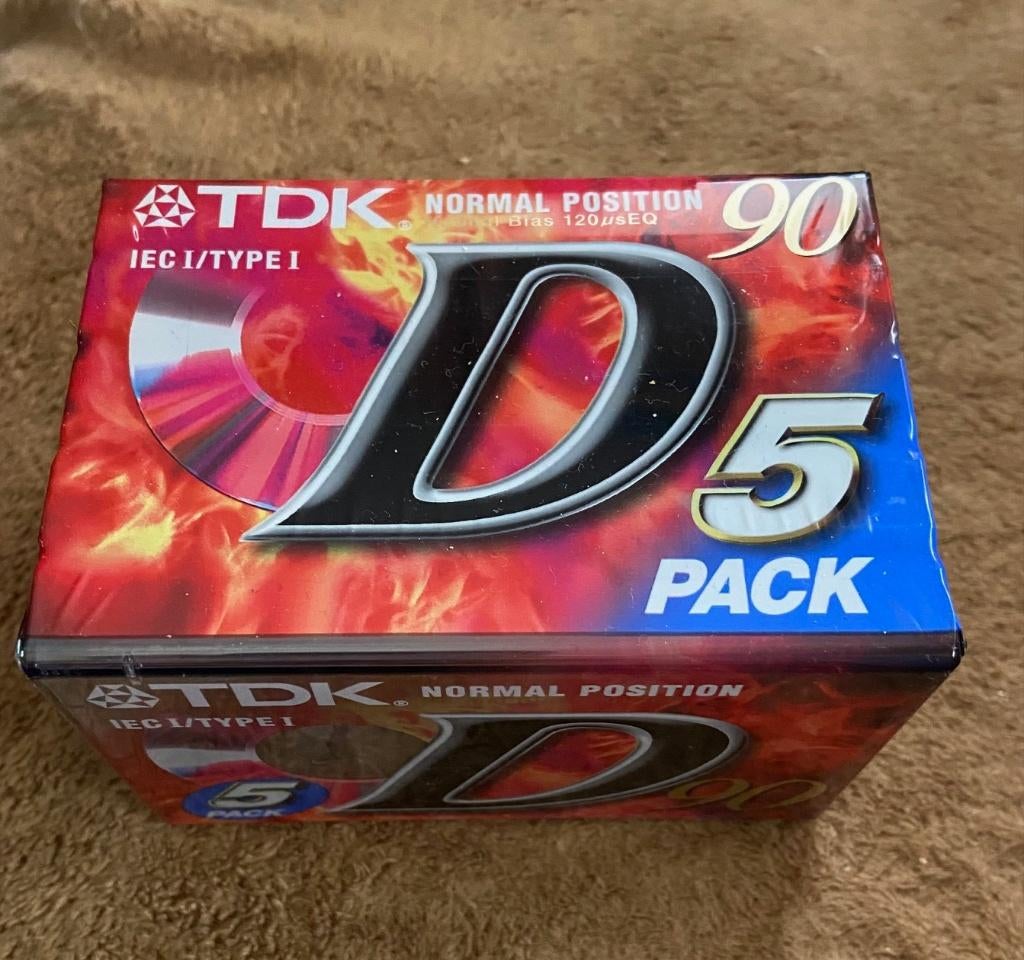 Cassette TDK 90 Type I, Autres genres, Neuf, dans son emballage, Envoi, Vierge